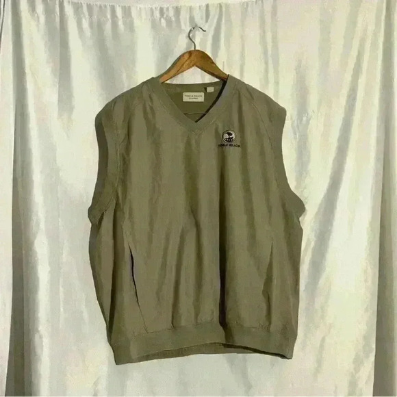 Pebble Beach Classic Vest size Large, Tan Water and wind resistant - Picture 1 of 7